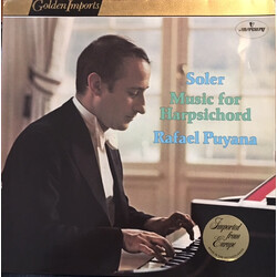 Padre Antonio Soler / Rafael Puyana Music For Harpsichord Vinyl LP USED