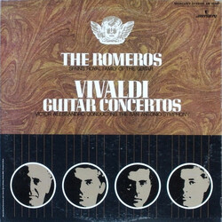The Romeros / Antonio Vivaldi / Victor Alessandro / San Antonio Symphony Orchestra Guitar Concertos Vinyl LP USED