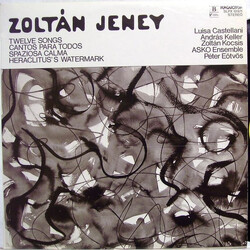 Zoltán Jeney Twelve Songs - Cantos Para Todos - Spaziosa Calma - Heraclitus's Watermark Vinyl LP USED