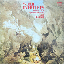 MÁV Szimfónikus Zenekar / Geza Oberfrank Weber Overtures Vinyl LP USED