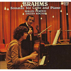 Johannes Brahms / Miklós Perényi / Zoltán Kocsis Sonatas For Cello And Piano Vinyl LP USED