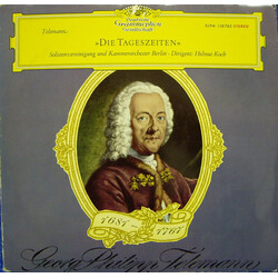 Georg Philipp Telemann / Solistenvereinigung Des Berliner Rundfunks / Kammerorchester Berlin / Helmut Koch Die Tageszeiten Vinyl LP USED