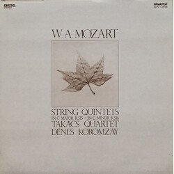 Wolfgang Amadeus Mozart / Takács Quartet / Denes Koromzay String Quintets In C Major K515 / In G Minor K 516 Vinyl LP USED