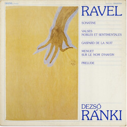 Maurice Ravel / Dezső Ránki Sonatine / Valses Nobles Et Sentimentales / Gaspard De La Nuit / Menuet Sur Le Nom D'Haydn / Prelude Vinyl LP USED