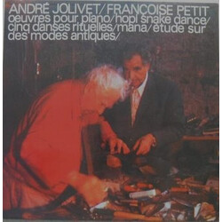 André Jolivet / Françoise Petit Œuvres Pour Piano Vinyl LP USED