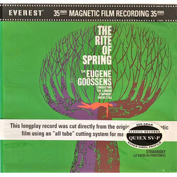Igor Stravinsky / Sir Eugene Goossens / The London Symphony Orchestra Le Sacre Du Printemps (The Rite Of Spring) Vinyl LP USED