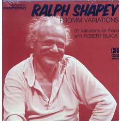 Ralph Shapey / Robert Black (4) Fromm Variations (31 Variations For Piano) Vinyl LP USED