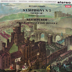 Felix Mendelssohn-Bartholdy / Otto Klemperer / Philharmonia Orchestra Symphony No. 3 "Scotch" / Hebrides Overture Vinyl LP USED