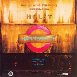Dallas Wind Symphony / Howard Dunn / Gustav Holst Hammersmith / A Moorside Suite / Suite #1 In E Flat / Suite #2 In F Vinyl LP USED