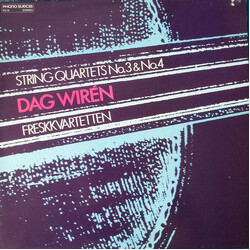 Dag Wirén / Freskkvartetten String Quartets No. 3 & No. 4 Vinyl LP USED