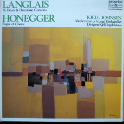 Jean Langlais / Arthur Honegger / Kjell Johnsen / Kungliga Hovkapellet / Kjell Ingebretsen Te Deum & Deuxieme Concerto / Fugue Et Choral Vinyl LP USED