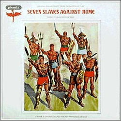 Francesco De Masi Seven Slaves Against Rome Vinyl LP USED