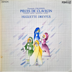 François Couperin / Huguette Dreyfus Pieces De Clavecin Vinyl LP USED