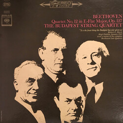 Ludwig van Beethoven / Budapest String Quartet Quartet No. 12 In E-Flat Major, Op. 127 Vinyl LP USED