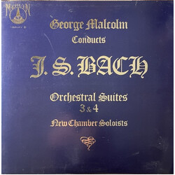 Johann Sebastian Bach / George Malcolm / New Chamber Soloists Orchestral Suites 3 & 4 Vinyl LP USED