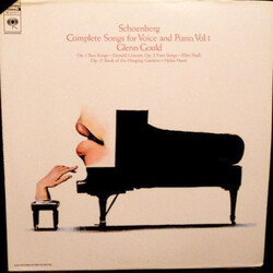 Arnold Schoenberg / Glenn Gould / Donald Gramm / Ellen Faull / Helen Vanni Complete Songs For Voice And Piano, Vol. 1 Vinyl LP USED