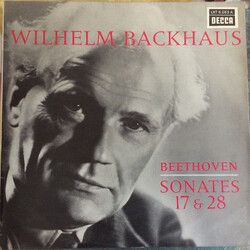 Wilhelm Backhaus Beethoven Sonatas 17 & 28 Vinyl LP USED