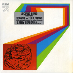 Luciano Berio / BBC Symphony Orchestra / Juilliard Ensemble / Cathy Berberian Luciano Berio Conducts His "Epifanie" And "Folk Songs" Vinyl LP USED