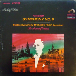 Sergei Prokofiev / Boston Symphony Orchestra / Erich Leinsdorf Symphony No. 6 Vinyl LP USED
