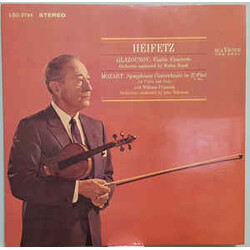 Jascha Heifetz / Walter Hendl / William Primrose / Izler Solomon Glazounov: Violin Concerto / Mozart: Symphonie Concertante In E-Flat (K. 364) For Vio
