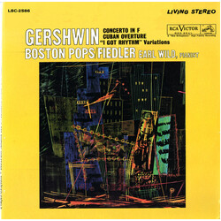 George Gershwin / The Boston Pops Orchestra / Arthur Fiedler / Earl Wild Concerto In F / Cuban Overture / "I Got Rhythm" Variations Vinyl LP USED