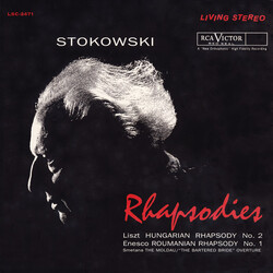 Franz Liszt / George Enescu / Bedřich Smetana / Leopold Stokowski / RCA Victor Symphony Orchestra Rhapsodies Vinyl LP USED
