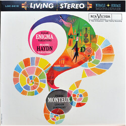 Sir Edward Elgar / Johannes Brahms / Pierre Monteux / The London Symphony Orchestra Enigma Variations / Haydn Variations Vinyl LP USED
