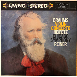 Johannes Brahms / Jascha Heifetz / Fritz Reiner / The Chicago Symphony Orchestra Violin Concerto In D, Op. 77 Vinyl LP USED