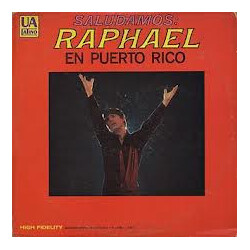 Raphael (2) Saludamos: Raphael En Puerto Rico Vinyl LP USED