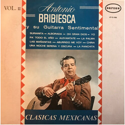 Antonio Bribiesca Clasicas Mexicanas Vol. II Vinyl LP USED