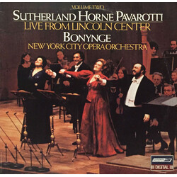 Richard Bonynge / Joan Sutherland / Marilyn Horne / Luciano Pavarotti / New York City Opera Orchestra Live From Lincoln Center Volume Two Vinyl LP USE