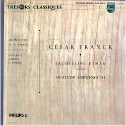 César Franck / Jacqueline Eymar / Quatuor Loewenguth Quintette En Fa Mineur / Prélude, Choral Et Fugue Vinyl LP USED