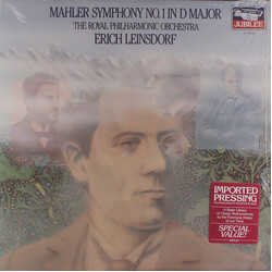 Gustav Mahler / The Royal Philharmonic Orchestra / Erich Leinsdorf Symphony No.1 In D Major Vinyl LP USED