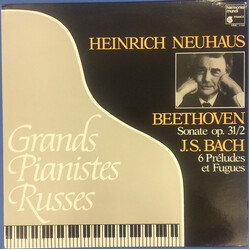 Heinrich Neuhaus / Ludwig van Beethoven / Johann Sebastian Bach Sonate op. 31/2; 6 Preludes et Fugues Vinyl LP USED
