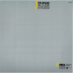 Ivo Malec Actuor Vinyl LP USED