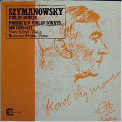 Karol Szymanowski / Sergei Prokofiev / Duo Landolfi Violin Sonata / Violin Sonata Vinyl LP USED