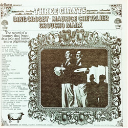Bing Crosby / Maurice Chevalier / Groucho Marx Three Giants Vinyl LP USED