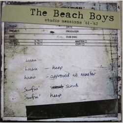 The Beach Boys Studio Sessions '61-'62 Vinyl LP USED