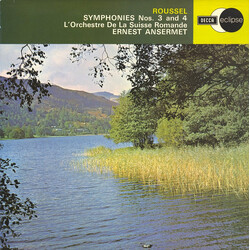 Albert Roussel / L'Orchestre De La Suisse Romande / Ernest Ansermet Symphonies No. 3 And 4 Vinyl LP USED