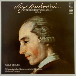 Luigi Boccherini / Julius Berger / Südwestdeutsches Kammerorchester / Vladislav Czarnecki Concerti Per Violoncello Vol. III Vinyl LP USED