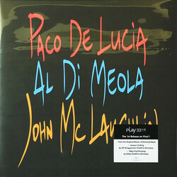 Paco De Lucía / Al Di Meola / John McLaughlin The Guitar Trio Vinyl LP USED