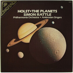 Philharmonia Orchestra / The Ambrosian Singers / Sir Simon Rattle Holst: The Planets, OP.32 Vinyl LP USED