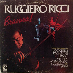 Ruggiero Ricci / Leon Pommers Bravura! - Virtuoso Showstoppers By Locatelli, Paganini, Ernst, Vecsey, Wieniawski Vinyl LP USED