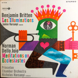 Benjamin Britten / Norman Dello Joio / Princeton Chamber Orchestra / Nicholas Harsanyi Les Illuminations, Op. 18 / Meditations On Ecclesiastes Vinyl L