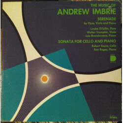 Andrew Imbrie The Music Of Andrew Imbrie (Serenade For Flute, Viola And Piano / Sonata For Cello And Piano) Vinyl LP USED