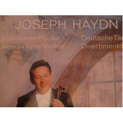 Joseph Haydn / Camerata Lysy Gstaad / Alberto Lysy Violinkonzert G-Dur/ Deutsche Tänze/ Divertimento G-Dur Vinyl LP USED