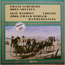 Ilse Mathieu / Jörg Ewald Dähler / Franz Schubert Drei Sonaten ("Sonatinen") Für Violine Unk Klavier Op. Posth. 137 Vinyl LP USED