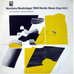 Arne Nordheim / Joonas Kokkonen Nordiska Musikdagar 1968 Nordic Music Days Vol. 1 Vinyl LP USED
