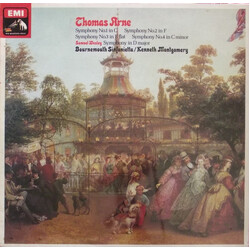 Thomas Arne / Samuel Wesley / Bournemouth Sinfonietta / Kenneth Montgomery Symphonies Vinyl LP USED