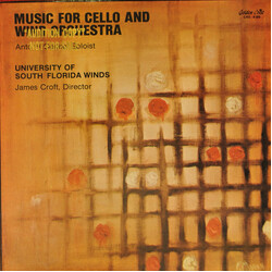 Jacques Ibert / Noel Stevens (4) / Vaclav Nelhybel / Wallingford Riegger Music For Cello And Wind Orchestra Vinyl LP USED